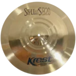 Prato de bateria Krest Cymbals | Bronze artesanal de alta qualidade | Som profissional para estúdio e palco