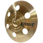Prato de bateria Krest Cymbals | Bronze artesanal de alta qualidade | Som profissional para estúdio e palco