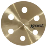Prato de bateria Krest Cymbals | Bronze artesanal de alta qualidade | Som profissional para estúdio e palco