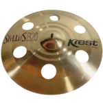 Prato de bateria Krest Cymbals | Bronze artesanal de alta qualidade | Som profissional para estúdio e palco
