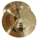 Prato de bateria Krest Cymbals | Bronze artesanal de alta qualidade | Som profissional para estúdio e palco