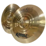 Prato de bateria Krest Cymbals | Bronze artesanal de alta qualidade | Som profissional para estúdio e palco