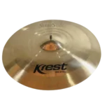 Prato de bateria Krest Cymbals | Bronze artesanal de alta qualidade | Som profissional para estúdio e palco