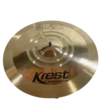 Prato de bateria Krest Cymbals | Bronze artesanal de alta qualidade | Som profissional para estúdio e palco