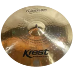 Prato de bateria Krest Cymbals | Bronze artesanal de alta qualidade | Som profissional para estúdio e palco