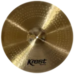 Prato de bateria Krest Cymbals | Bronze artesanal de alta qualidade | Som profissional para estúdio e palco