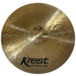 Prato de bateria Krest Cymbals | Bronze artesanal de alta qualidade | Som profissional para estúdio e palco