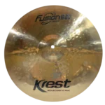 Prato de bateria Krest Cymbals | Bronze artesanal de alta qualidade | Som profissional para estúdio e palco