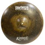 Prato de bateria Krest Cymbals | Bronze artesanal de alta qualidade | Som profissional para estúdio e palco