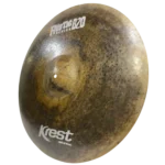 Prato de bateria Krest Cymbals | Bronze artesanal de alta qualidade | Som profissional para estúdio e palco
