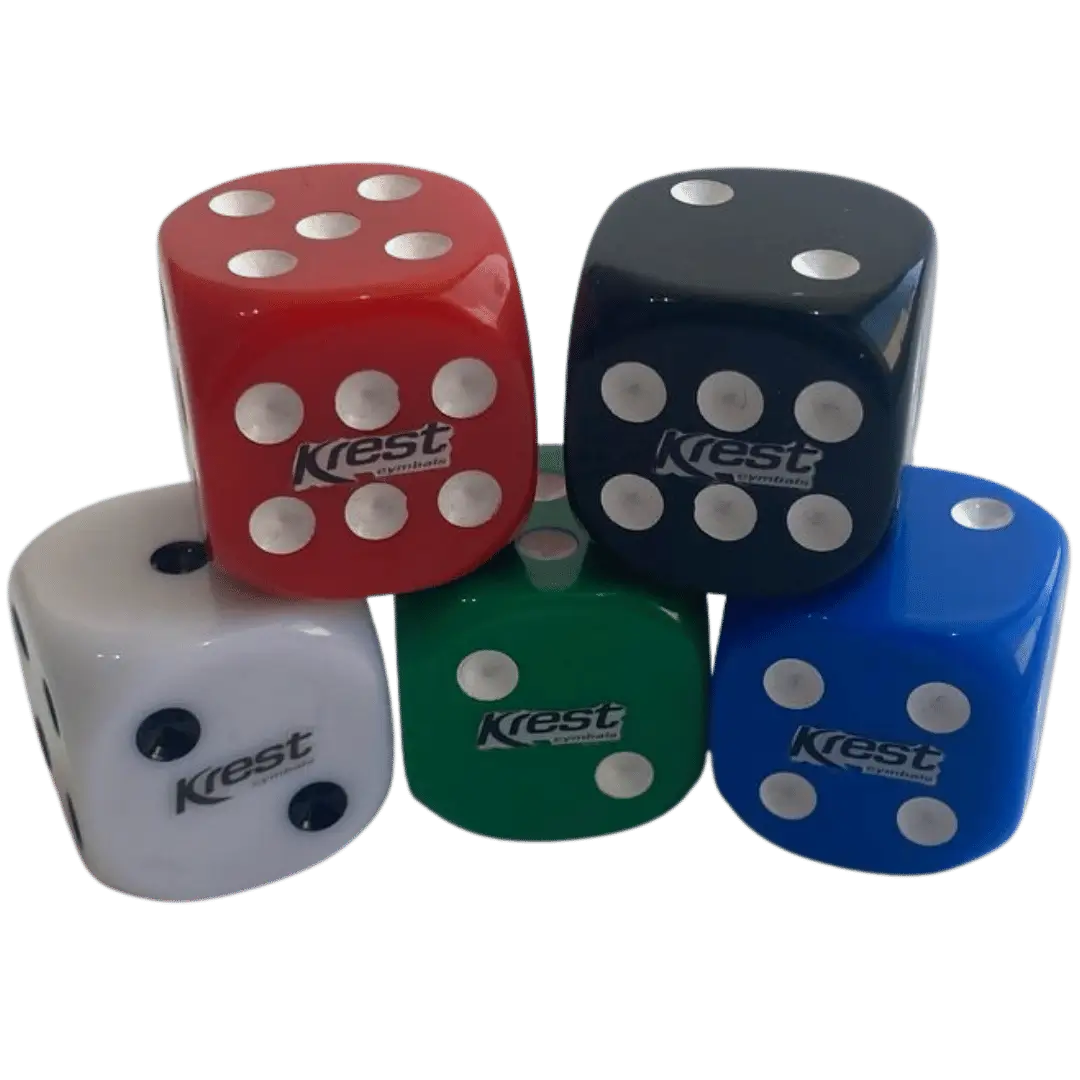 Borboletas personalizadas Krest com furo 8mm e rosca M8 — fixação segura e acabamento resistente para suportes de pratos de bateria.