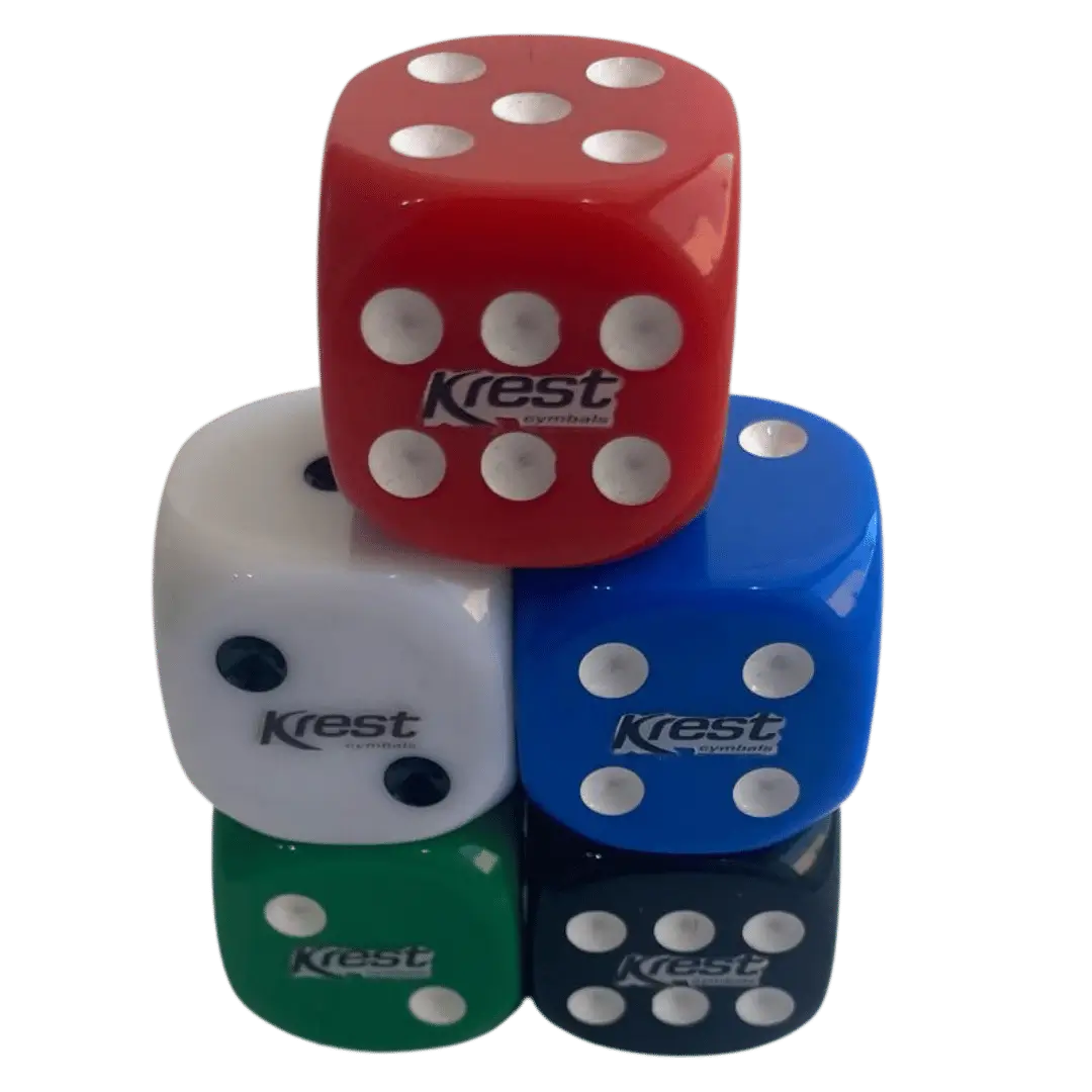 Borboletas personalizadas Krest com furo 8mm e rosca M8 — fixação segura e acabamento resistente para suportes de pratos de bateria.